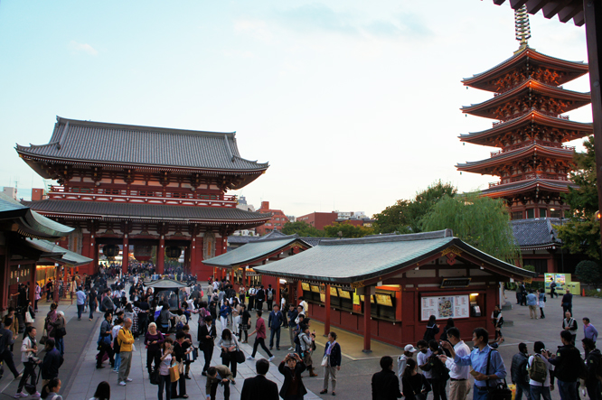 盛岩先生と浅草寺11