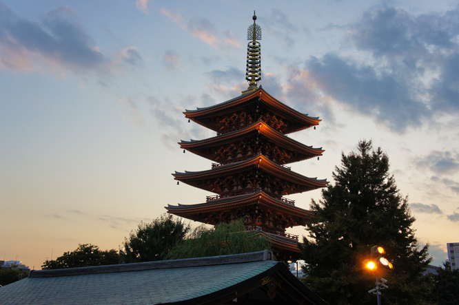 盛岩先生と浅草寺12