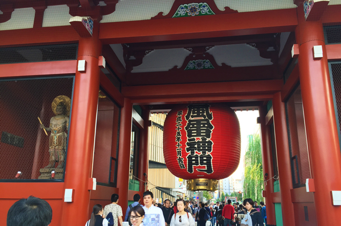 盛岩先生と浅草寺3