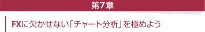 第７章──ＦＸに欠かせない「チャート分析」を極めよう