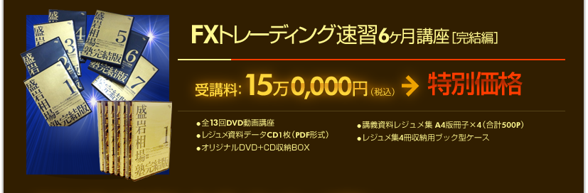 FXトレーディング速習6ヶ月講座[完結版]